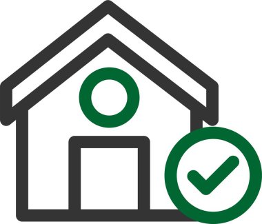 Otel simgesi vektör illüstrasyonu