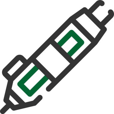 Kalem. Web simgesi basit illüstrasyon