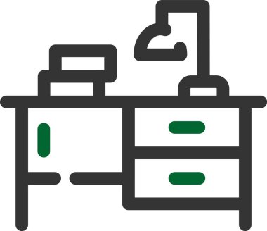 Otel servis simgesi, vektör illüstrasyonu