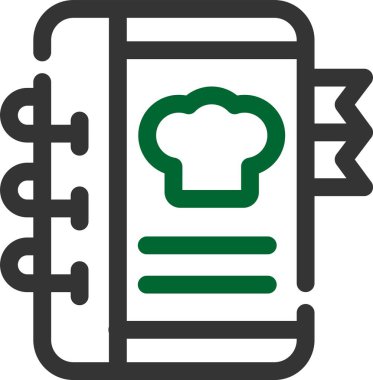 yemek pişirme simgesi ana hatlarıyla