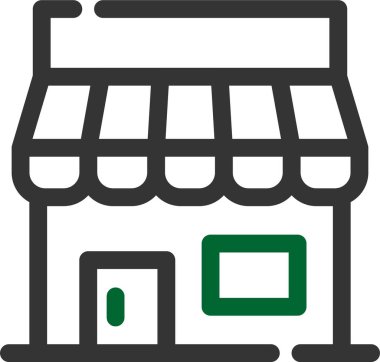 dükkan simgesi, vektör illüstrasyon tasarımı