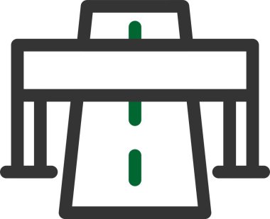 Modern b 'nin vektör illüstrasyonu mobilya ikonundan yoksun