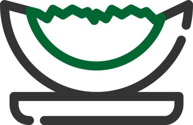 Kase ikonu vektörü. özet çizimi