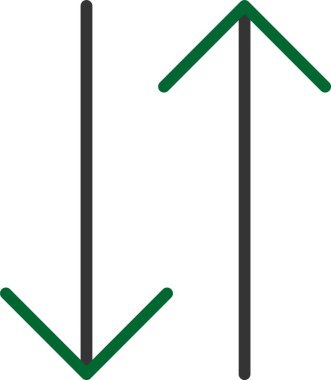 ok simgesi vektör illüstrasyonu