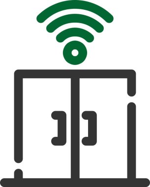 Wi-Fi vektör simgesi. düz simge sembolü. Pictogram beyaz arkaplanda izole edilmiştir. Web ve yazılım arayüzleri için dizayn edildi.