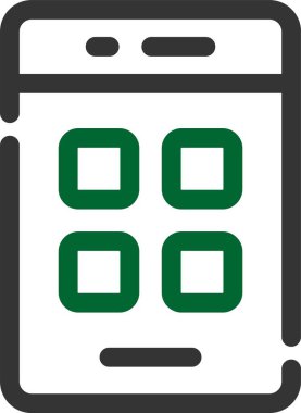 Takvim simgesi vektör illüstrasyonu