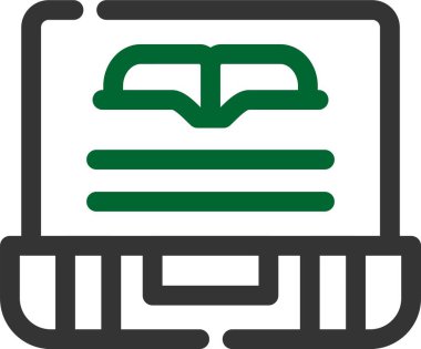 Kitap. Web simgesi basit tasarım