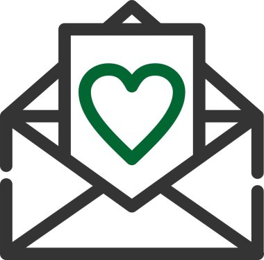 ileti ikonu vektör illüstrasyonu