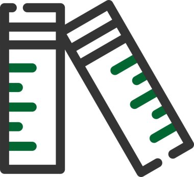 test tüpleri vektör simgesi