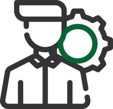 Ekip çalışması vektör satırı simgesi