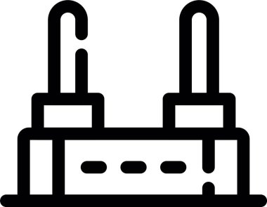 Elektronik. Web simgesi basit illüstrasyon