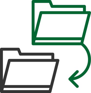 Belge. Web simgesi basit illüstrasyon