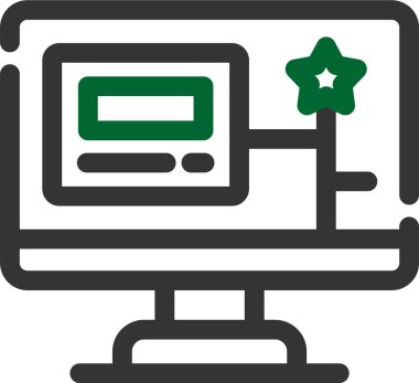 Web sitesi için web simgesi. vektör illüstrasyonu