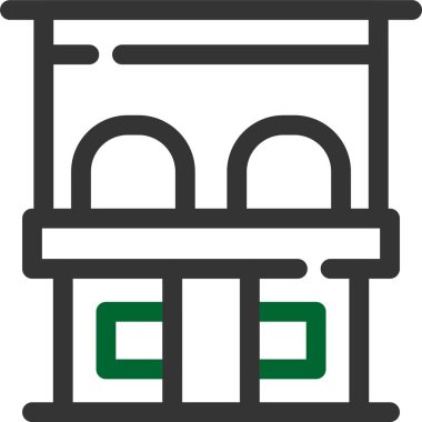 kutu gönderme simgesi ana hatları biçiminde