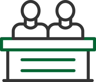 iş konferansı simgesi