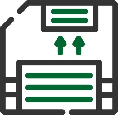 veri dosyası. Web vektörü basit illüstrasyon