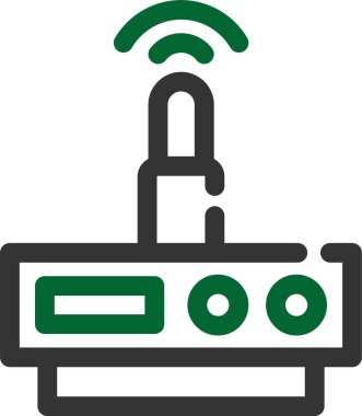 Yönlendirici. Web simgesi basit illüstrasyon