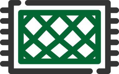 çip simgesi, vektör illüstrasyonu