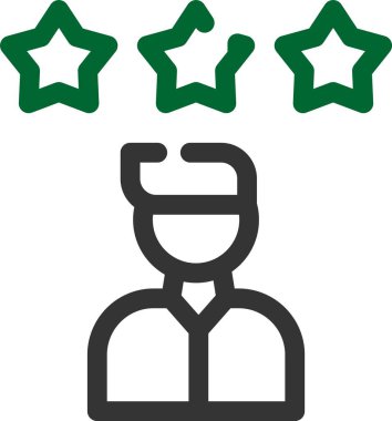 vektör içinde insanlar olan yıldız simgesi