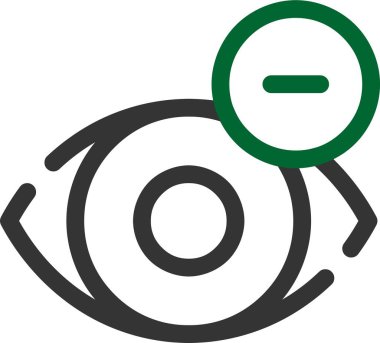 Göz simgesi vektör illüstrasyonu