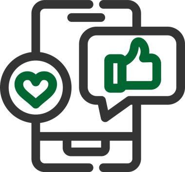 Gibi. Web simgesi basit illüstrasyon