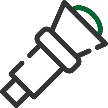 Tek bir simgenin vektör illüstrasyonu