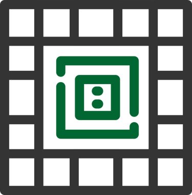 Çip. Web simgesi basit illüstrasyon