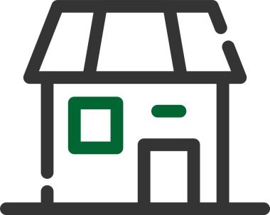 ev web simgesi, vektör illüstrasyonu