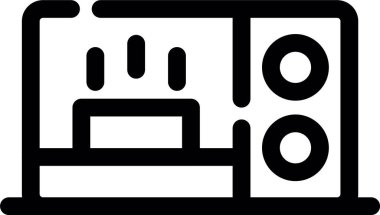 Bir kitap simgesinin vektör illüstrasyonu