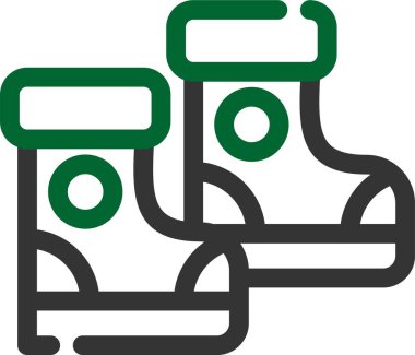 Bir boru simgesinin vektör illüstrasyonu