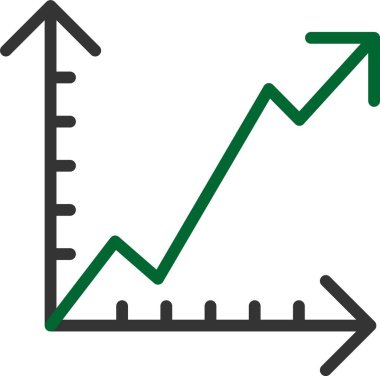 grafik çizelgesi vektör simgesi