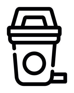 Kahve fincanı simgesi, taslak biçimi