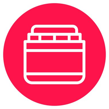 Bir varil simgesinin vektör illüstrasyonu