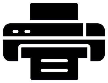 Bilgisayar yazıcısı. Basit simge