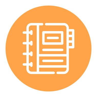 belge simgesi vektör illüstrasyonu