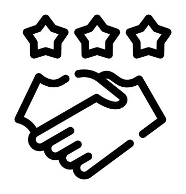 Bir yıldız simgesinin vektör illüstrasyonu