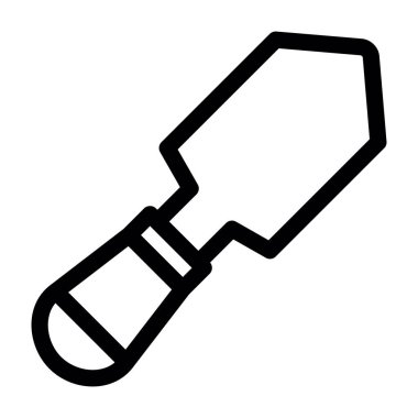 El feneri simgesi, basit vektör çizim