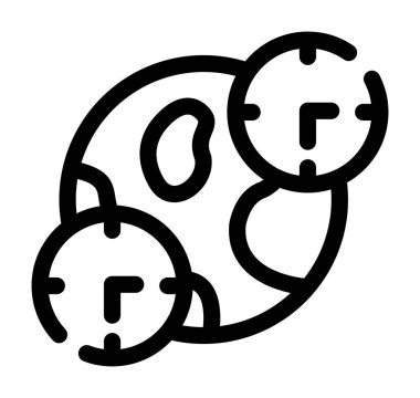 bir grup insanın çizgi simgesi