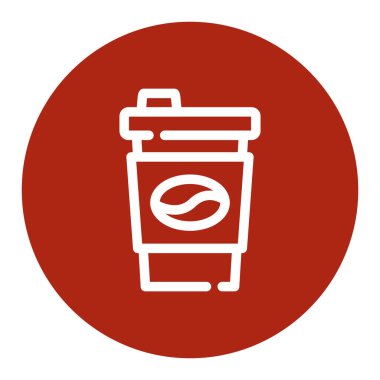 içecek vektör dairesi dizaynı