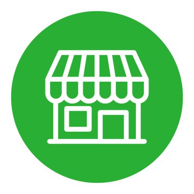 Bir depolama simgesinin vektör çizimi