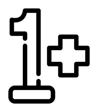 ilk simge vektör illüstrasyonu