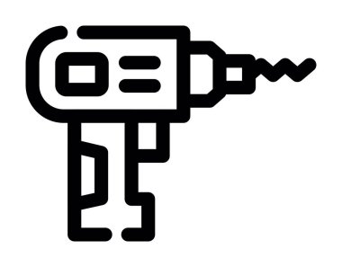 Robot robot ikon vektörü. İnce çizgi işareti. izole edilmiş sınır sembolü çizimi