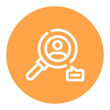 Ara. Web simgesi basit illüstrasyon