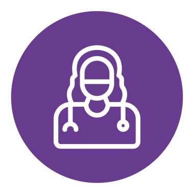 Kullanıcı simgesinin vektör çizimi