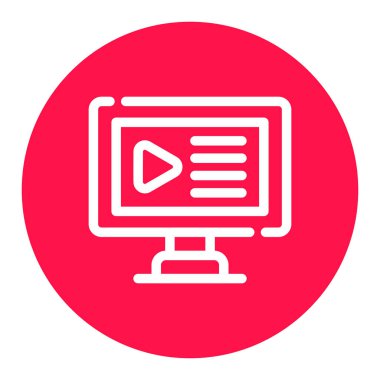 seo modern simgesinin vektör illüstrasyonu