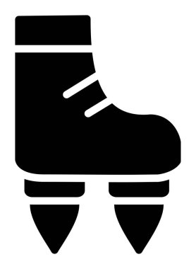 Kışlık çizme vektör çizimi, katı tasarım