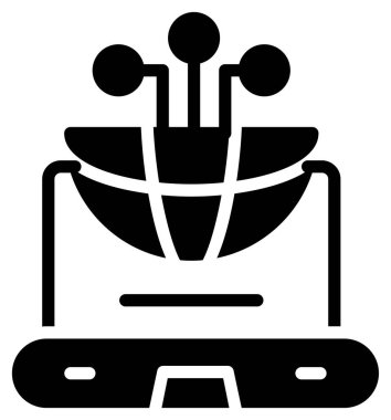 Tekne. Web simgesi basit tasarım