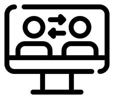 Bilgisayar monitörü simgesi, özet biçimi