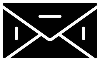 e- posta zarfı simgesi, vektör illüstrasyonu