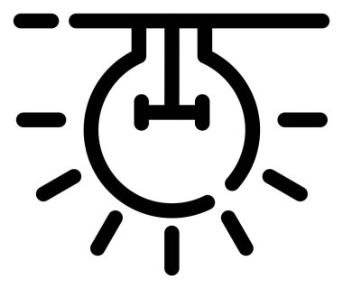 Güneş paneli simgesi, özet biçimi